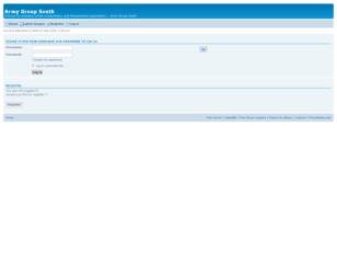 Army Group South Members Forum