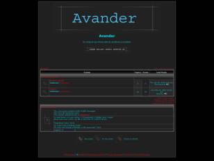 Free forum : Avander